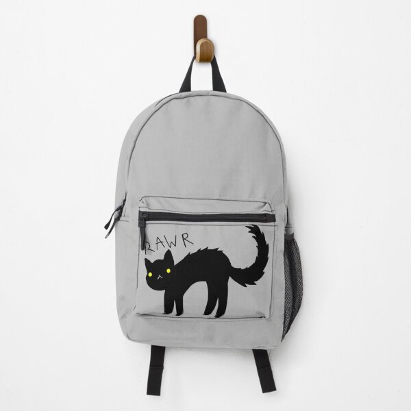 Item preview, Halloween Black Spooked Cat designed and sold by ClearAndHappy.