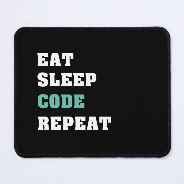 Item preview, Eat sleep code repeat designed and sold by aloresarts.