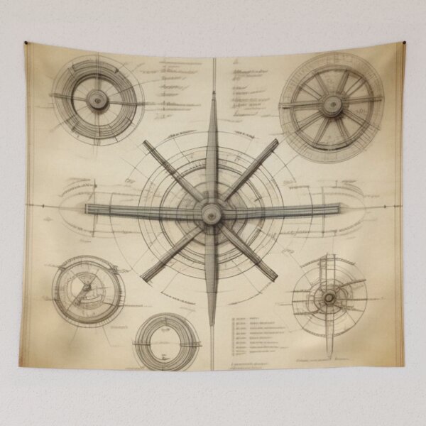 Item preview, Time machine blueprint  designed and sold by Roxburylane.