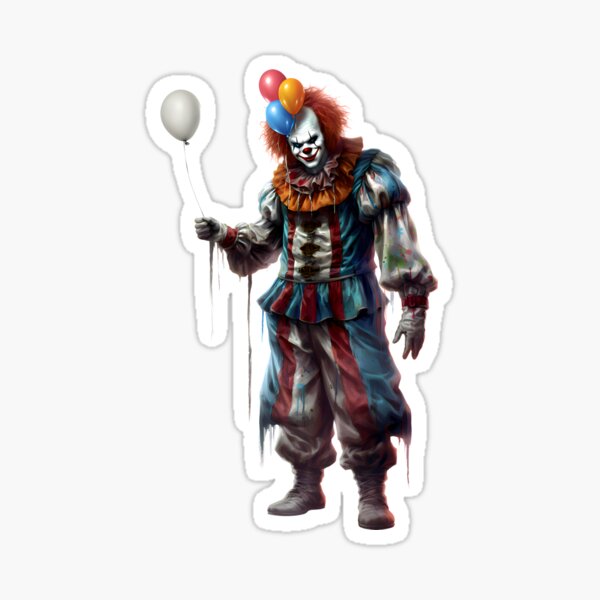 Scary Pennywise Clown Face Svg, Horror Movie Characters Svg