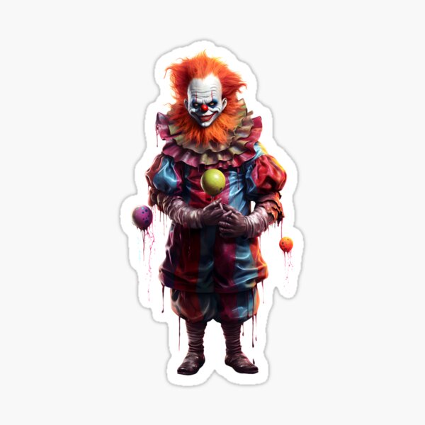 Scary Pennywise Clown Face Svg, Horror Movie Characters Svg