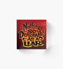 Deplorable Acrylic Block