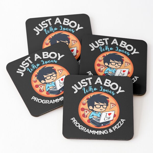 Item preview, Just a boy who loves programming and pizza, c# developer, Devops engineer  designed and sold by mwebba2005.