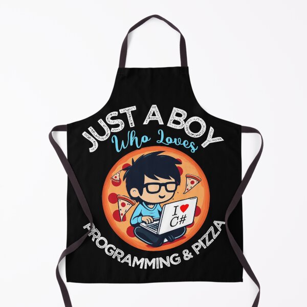Item preview, Just a boy who loves programming and pizza, c# developer, Devops engineer  designed and sold by mwebba2005.