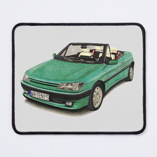 Item preview, Green Cabriolet 306 designed and sold by SylwiaCarArt.