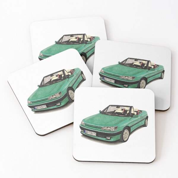 Item preview, Green Cabriolet 306 designed and sold by SylwiaCarArt.