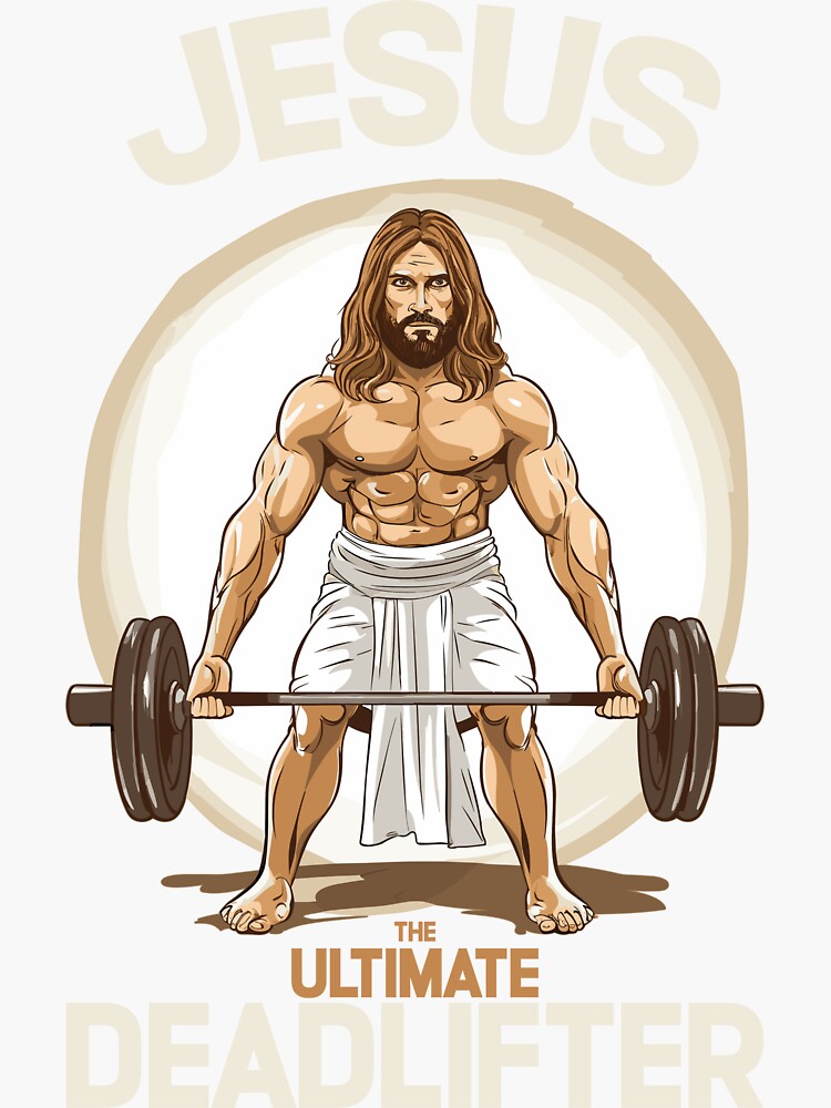 Jesus The Ultimate Deadlifter Coffee Mug, Gym Mug, Crossfitter Gift 