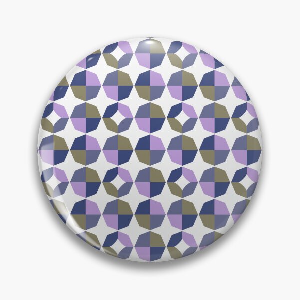Item preview, Mid Mod Geometric Blue Purple designed and sold by Stephanie McRae.