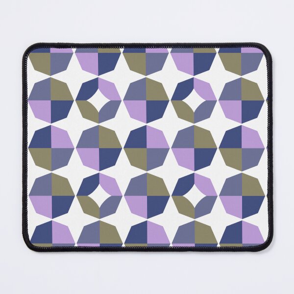 Item preview, Mid Mod Geometric Blue Purple designed and sold by Stephanie McRae.