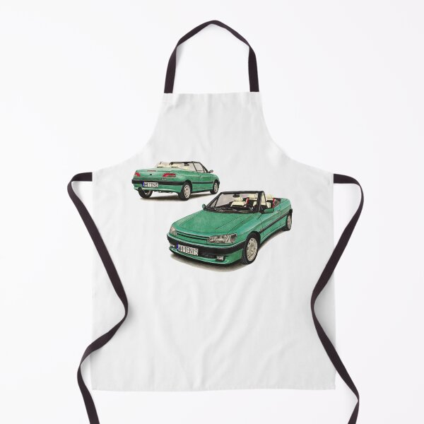 Item preview, Green Cabriolet 306 Front And Back designed and sold by SylwiaCarArt.