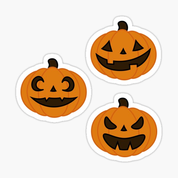 Item preview, Jack-O'-Lantern Trio designed and sold by HeidiLikesArt.