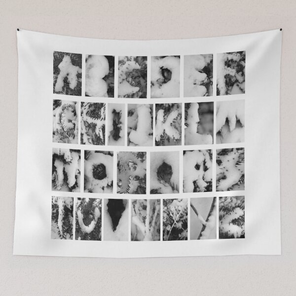 Item preview, Snow Alphabet  designed and sold by ArtisticUplift.