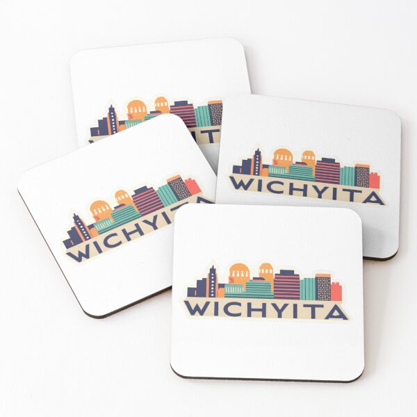 Item preview, Wichita, KS | City Drawing Style 9 designed and sold by CircinusStore.
