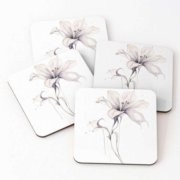 Item preview, Snow Flowers   -  Gifts for Lovers and Couples designed and sold by WeekendSurprise.