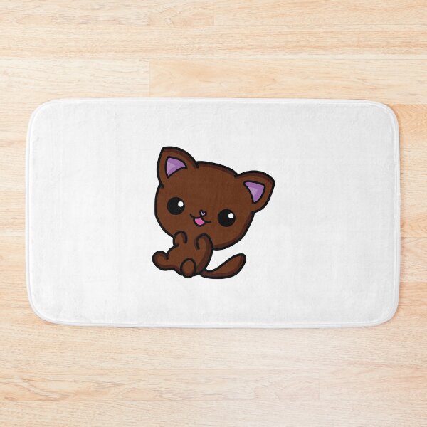 Item preview, cute brown cat  designed and sold by ChesssesShop.