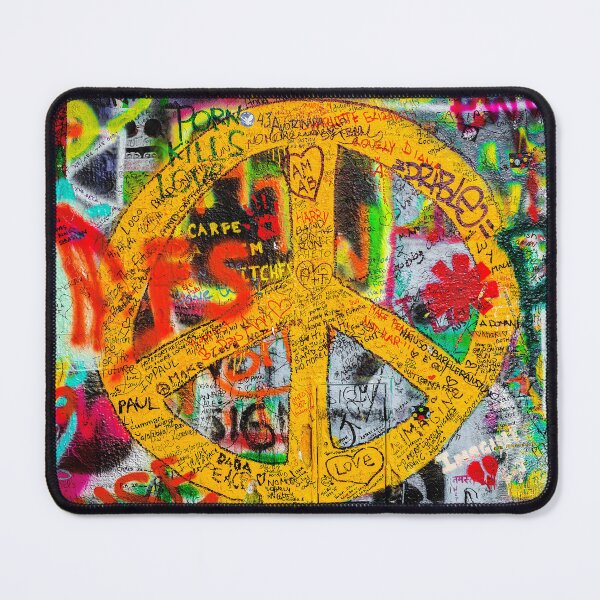 Item preview, John Lennon Wall in Prague, Famous Tourist Sightseeing designed and sold by stevanovicigor.