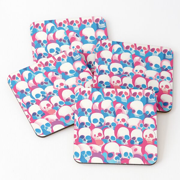 Item preview, Candy Coloured Skull Pattern designed and sold by GooGooPop.
