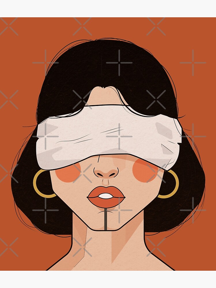 Blindfolded - Blindfold - Posters and Art Prints