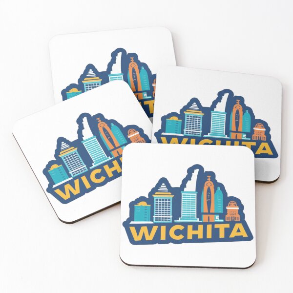 Item preview, Wichita, KS | City Drawing Style 10 designed and sold by CircinusStore.