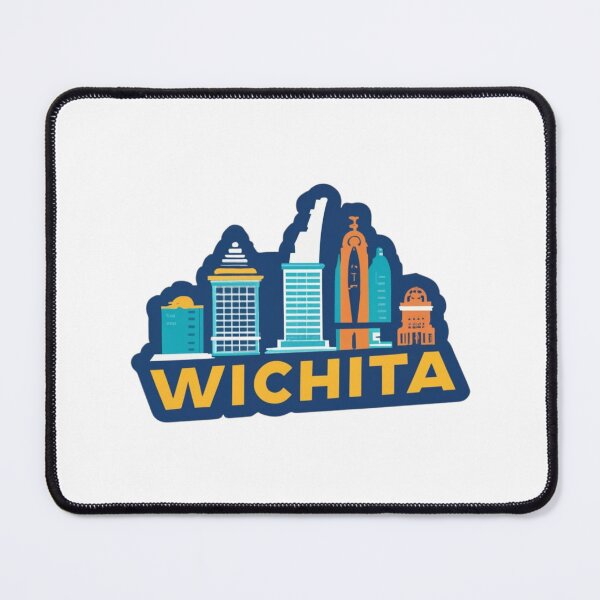 Item preview, Wichita, KS | City Drawing Style 10 designed and sold by CircinusStore.