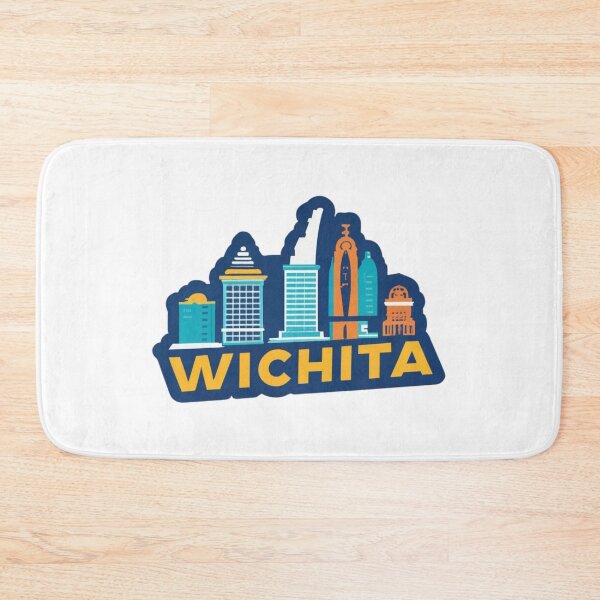 Item preview, Wichita, KS | City Drawing Style 10 designed and sold by CircinusStore.