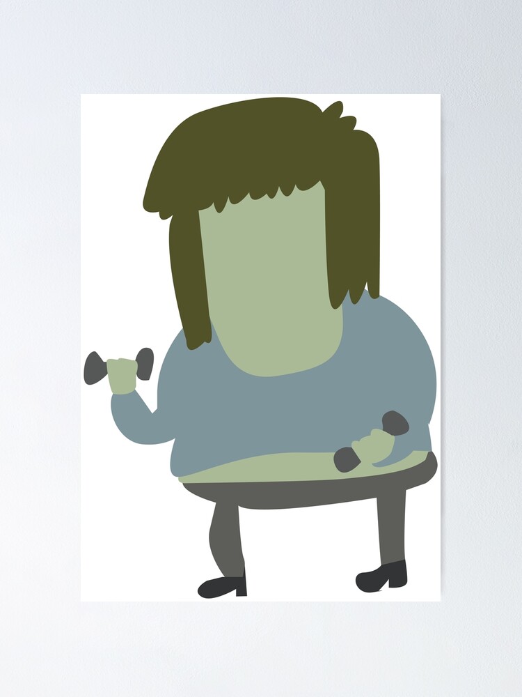 "Muscle Man | Regular Show" Poster for Sale by WilliamBourke | Redbubble