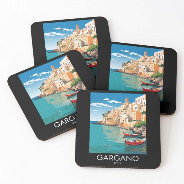 Item preview, A Pop Art Travel Print of Gargano - Italy  designed and sold by StudioRedKoala.
