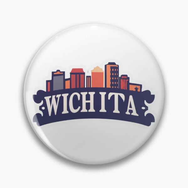 Item preview, Wichita, KS | City Drawing Style 11 designed and sold by CircinusStore.
