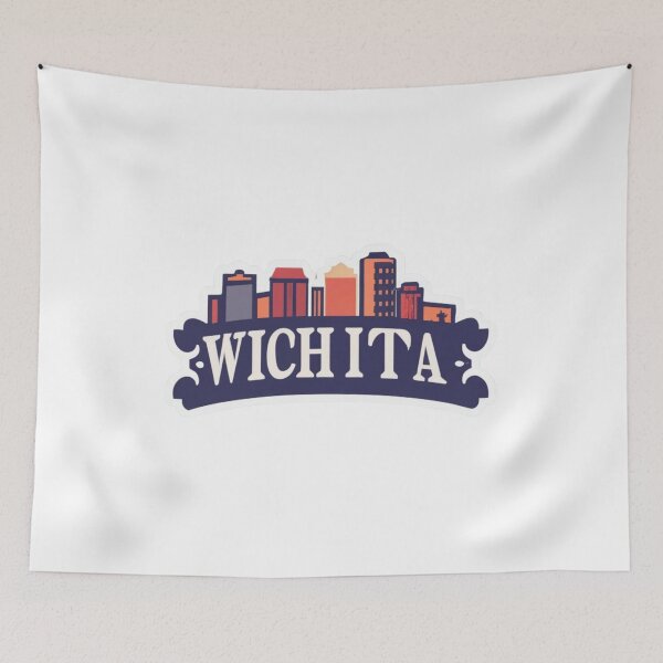 Item preview, Wichita, KS | City Drawing Style 11 designed and sold by CircinusStore.