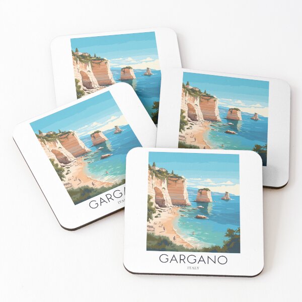 Item preview, A Pop Art Travel Print of Gargano - Italy  designed and sold by StudioRedKoala.