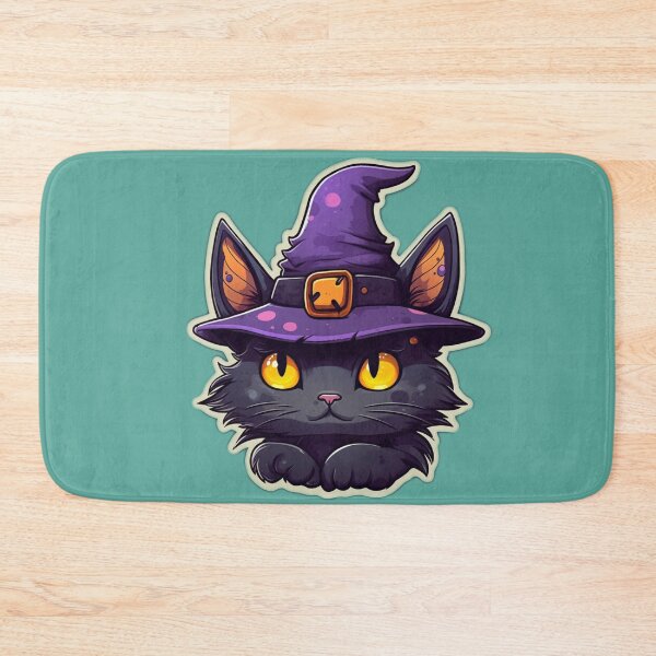Item preview, Cute Halloween Witch's Cat designed and sold by Krys-Designs.