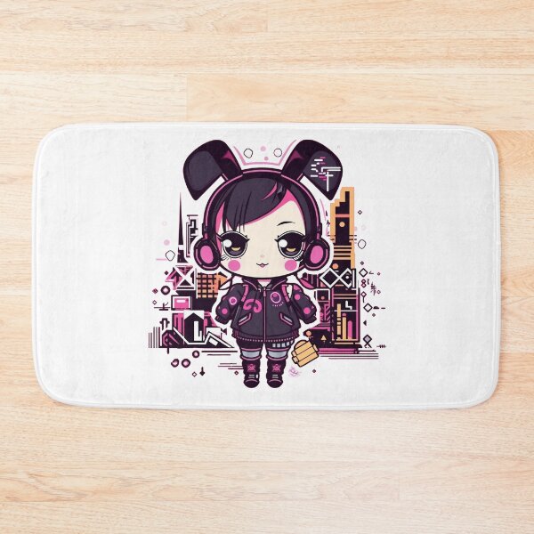 Item preview, Cyberpunk Kawaii bunny girl designed and sold by Anima-aesthetic.