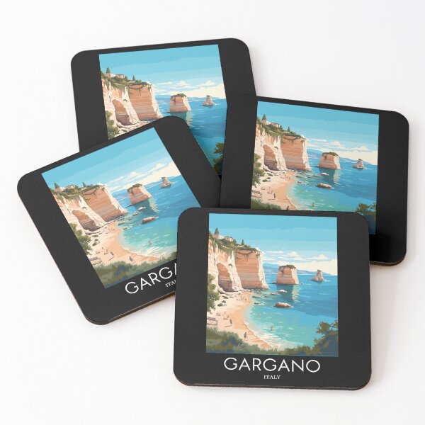 Item preview, A Pop Art Travel Print of Gargano - Italy  designed and sold by StudioRedKoala.