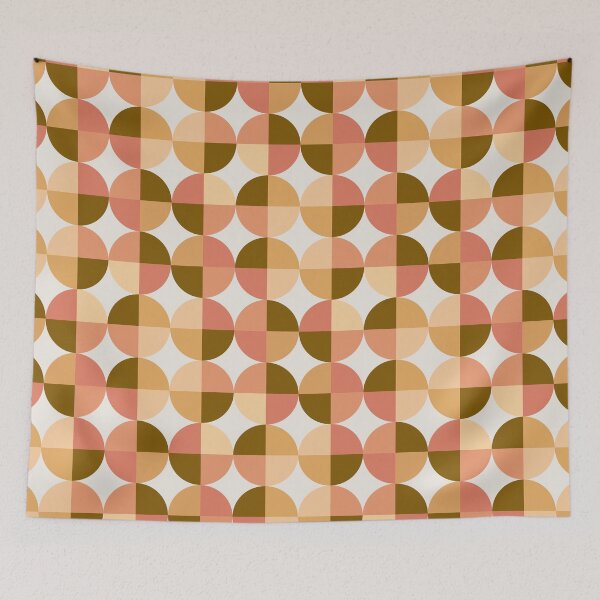 Item preview, Mid Mod Circles Neutral Colours designed and sold by Stephanie McRae.