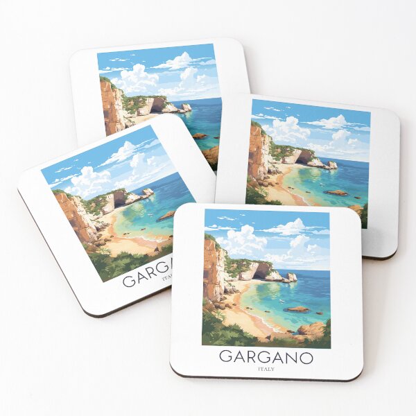 Item preview, A Pop Art Travel Print of Gargano - Italy  designed and sold by StudioRedKoala.