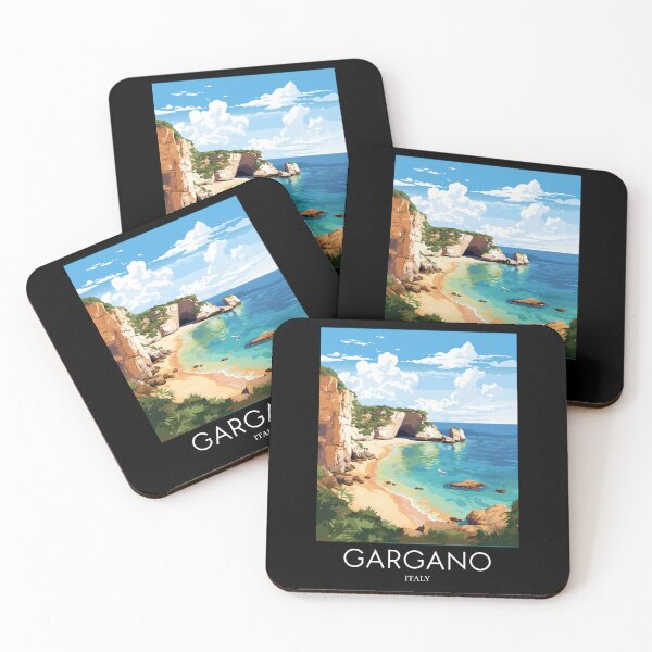 Item preview, A Pop Art Travel Print of Gargano - Italy  designed and sold by StudioRedKoala.