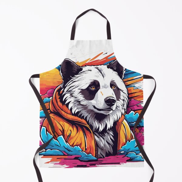 Item preview, Panda wearing down jacket designed and sold by MindFrank.