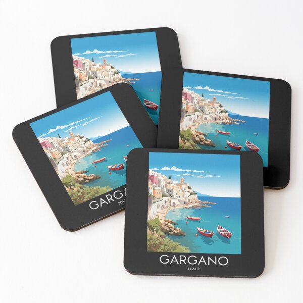 Item preview, A Pop Art Travel Print of Gargano - Italy  designed and sold by StudioRedKoala.