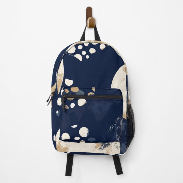 Artikelvorschau, Marineblaue und beige gefleckte Illustration entworfen und verkauft von inquestyle.
