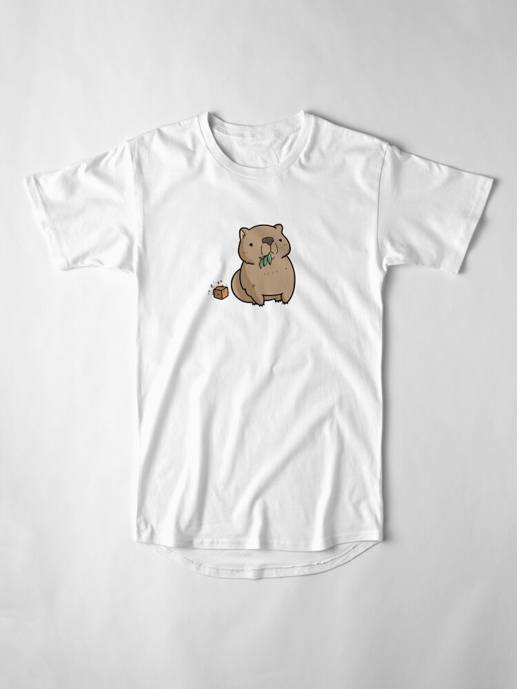 Imagen 4 de 5, Camiseta larga con la obra Wombat, diseñada y vendida por winklebeebee.