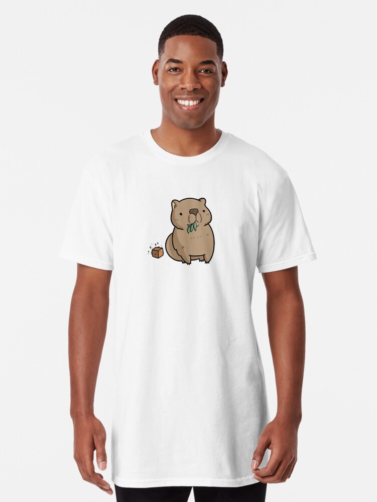 Imagen 1 de 5, Camiseta larga con la obra Wombat, diseñada y vendida por winklebeebee.
