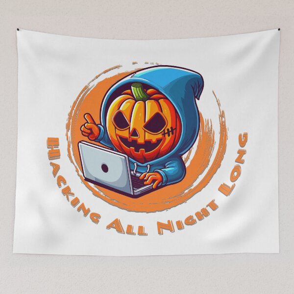 Item preview, Hacker Pumpkin designed and sold by MDCreativeArt.