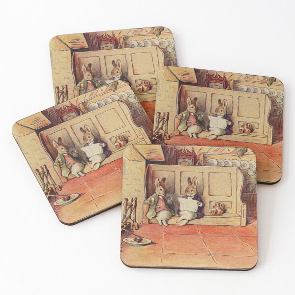 Aperçu de l'œuvre Beatrix Potter Deux Lapins créée et vendue par tomorrowsart.
