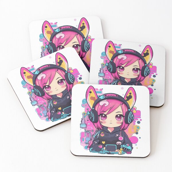 Item preview, Kawaii Cyberpunk Girl designed and sold by Anima-aesthetic.
