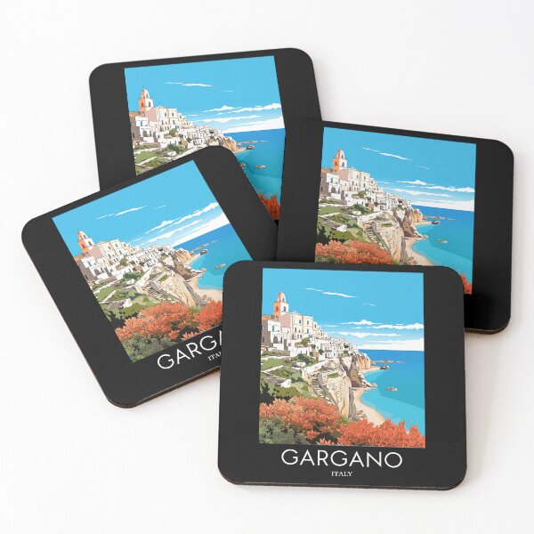 Item preview, A Pop Art Travel Print of Gargano - Italy  designed and sold by StudioRedKoala.