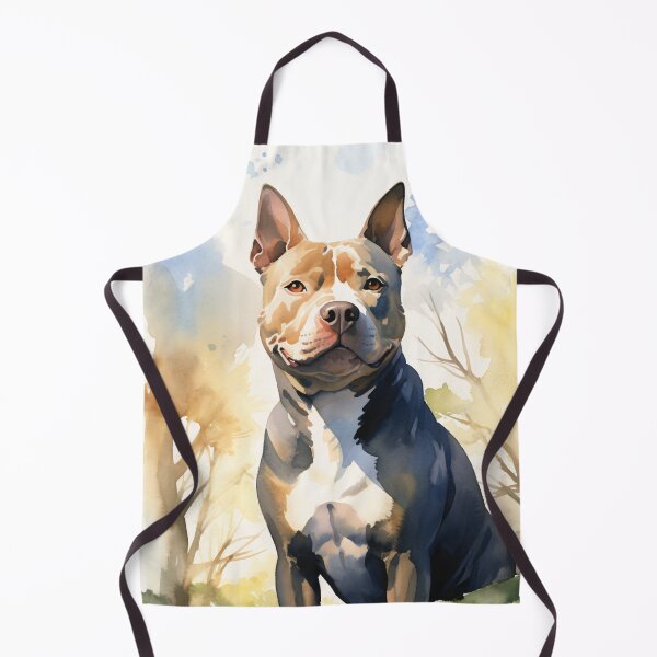 Item preview, Proud Pitbull Bully Breed Dog Sitting in the Summer Sun  designed and sold by CGSGraphics.