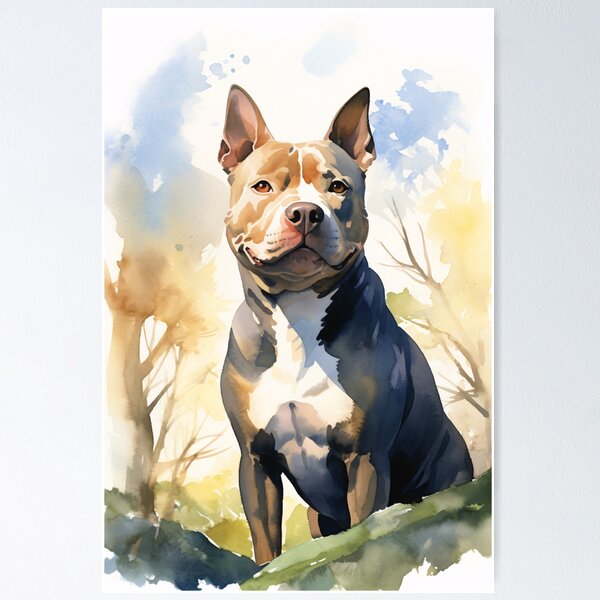 Bully - English Bull Terrier Poster for Sale by DoggyStyles