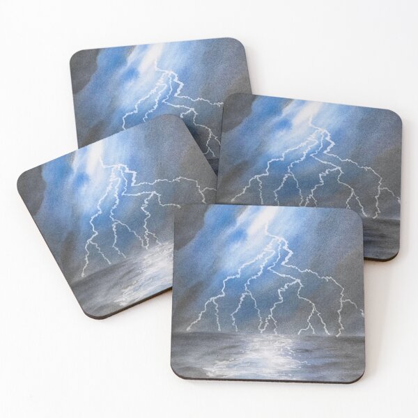 Item preview, Lightning over the sea designed and sold by Geomaltips.