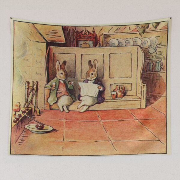 Artikelvorschau, Beatrix Potter Zwei Kaninchen entworfen und verkauft von tomorrowsart.