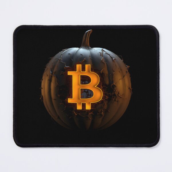 Item preview, Halloween Bitcoin Logo designed and sold by crypto-ent.